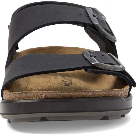 Birkenstock Men's Milano rugged black NEW EU 43 regular fit - Picture 2 of 9